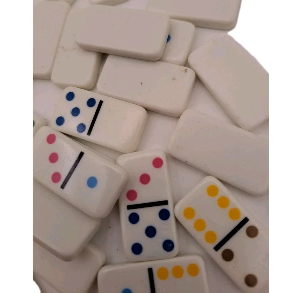 Vintage Miniature Lot of 28 Pieces Dominos Toys Crafts Cake Toppers Games